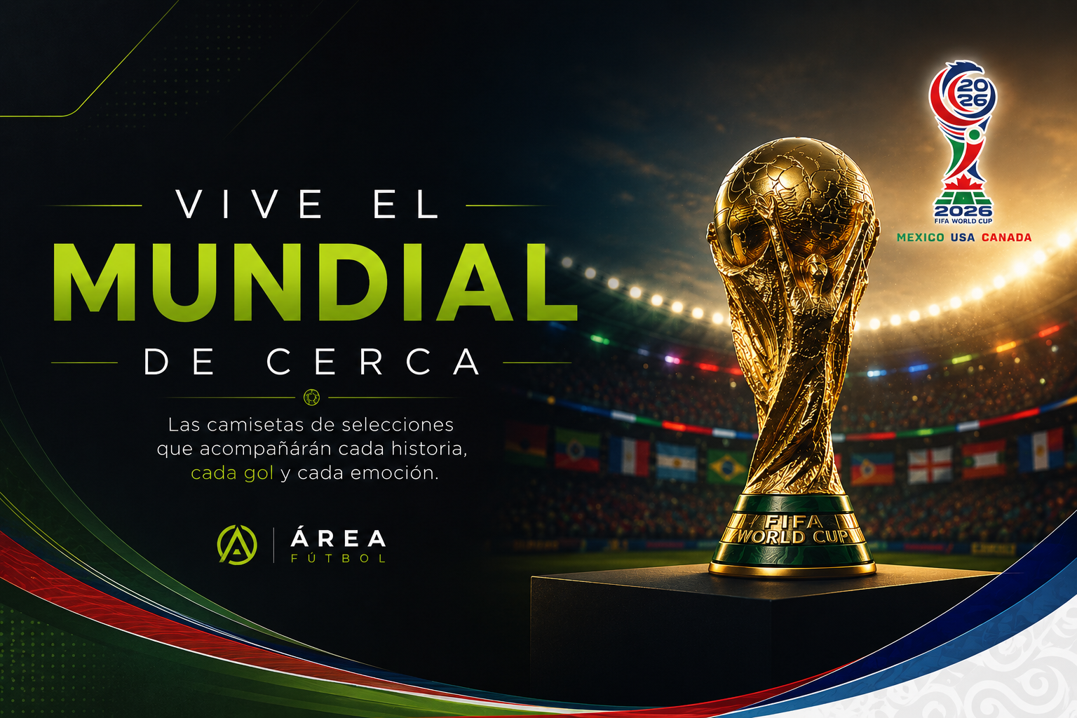 Las mejores selecciones del mundo — camisetas de fútbol originales en Área Fútbol