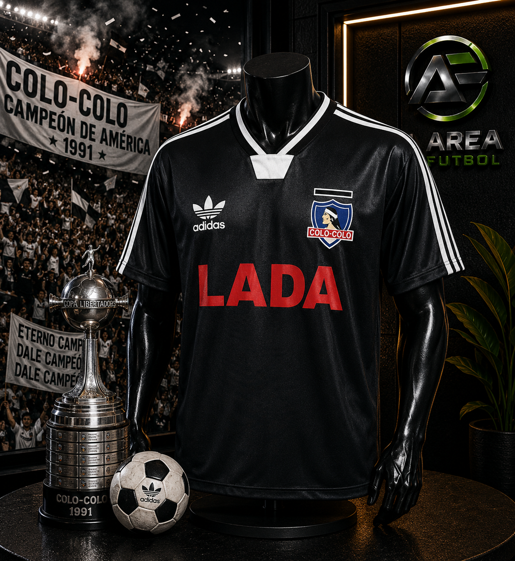 Camiseta Visita Colo-Colo 1991 – Copa Libertadores