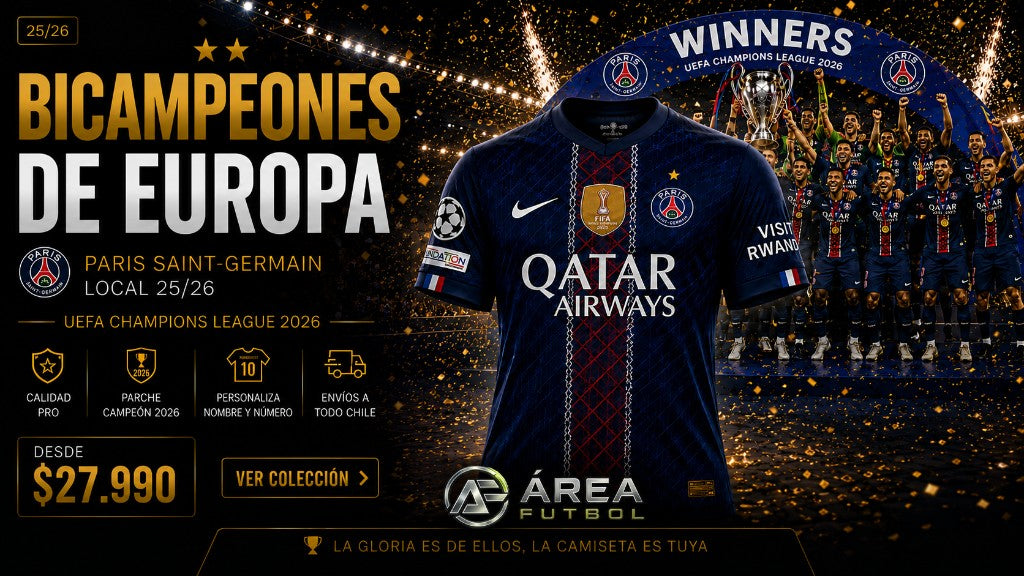 Bicampeones de Europa — Paris Saint-Germain Local 25/26