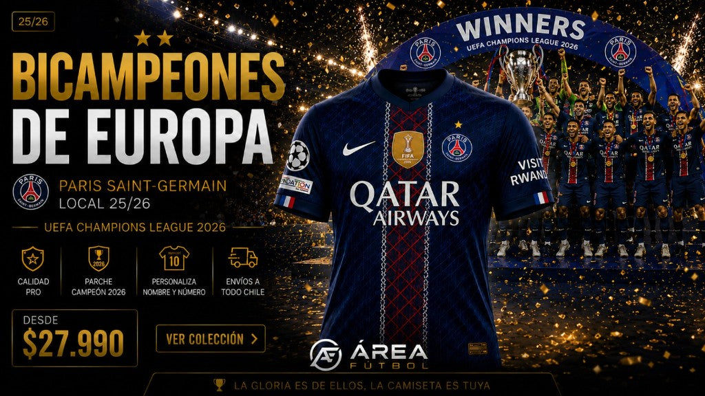 Bicampeones de Europa — Paris Saint-Germain Local 25/26